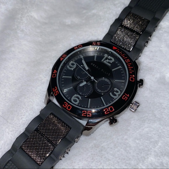 Perry Ellis Men’s Accutime Silicon Strap Watch - Picture 4 of 12